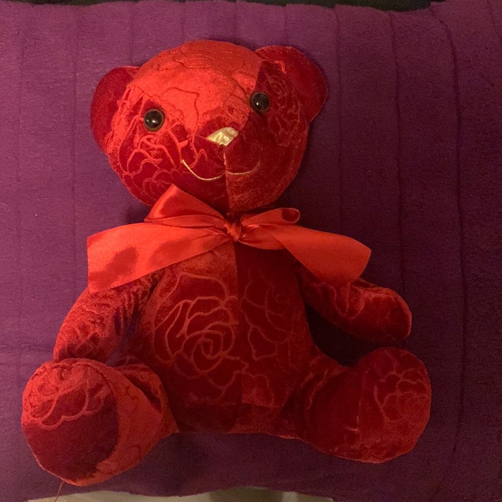 Valentines Rose Bear